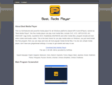 Tablet Screenshot of bestmediaplayer.com